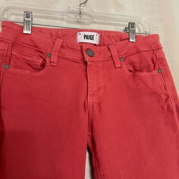 Paige skyline ankle peg jeans,‎ orange sunset sz 26 - Picture 8 of 16